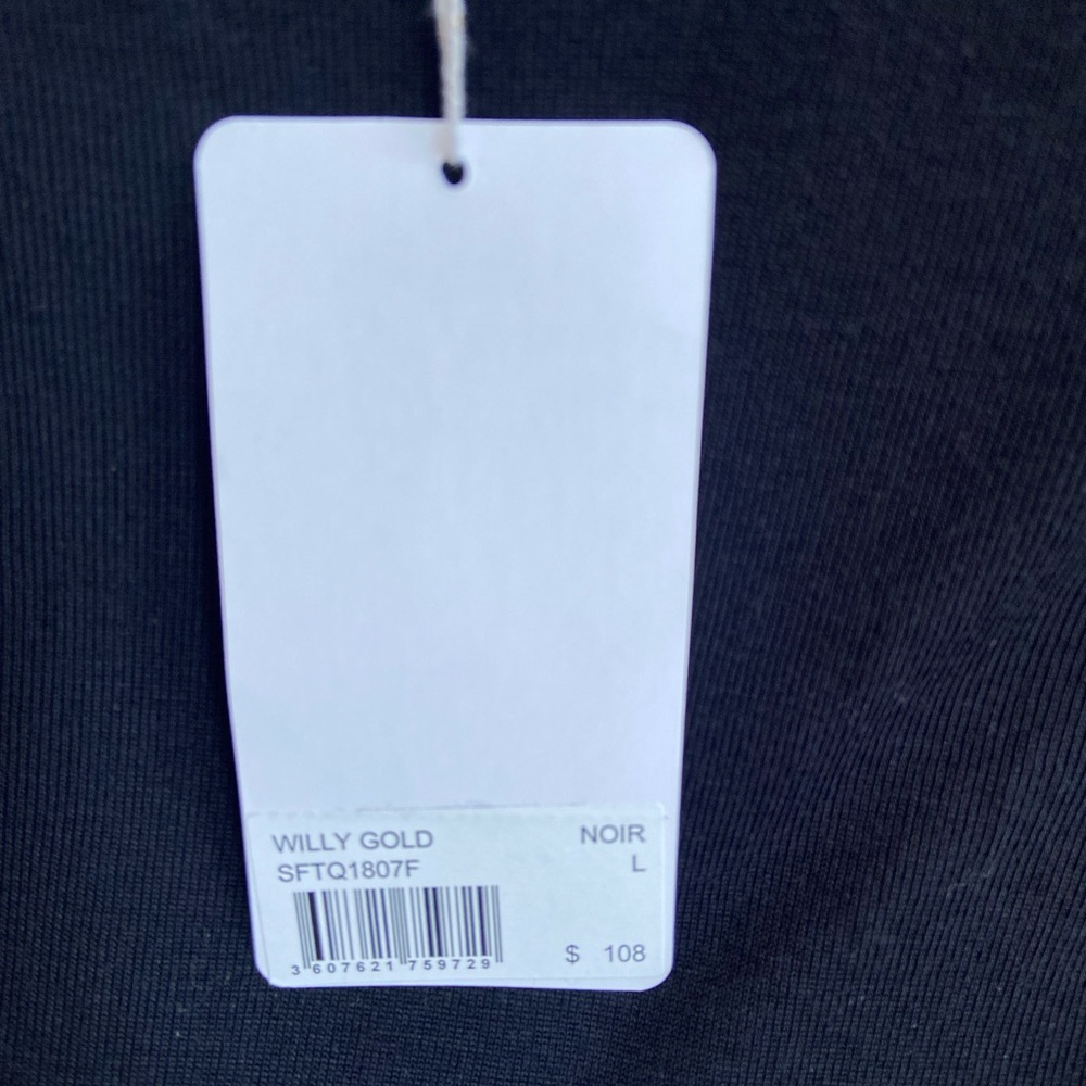 Zadig & Voltaire Metallic Finish Modal T-Shirt - Picture 8 of 9